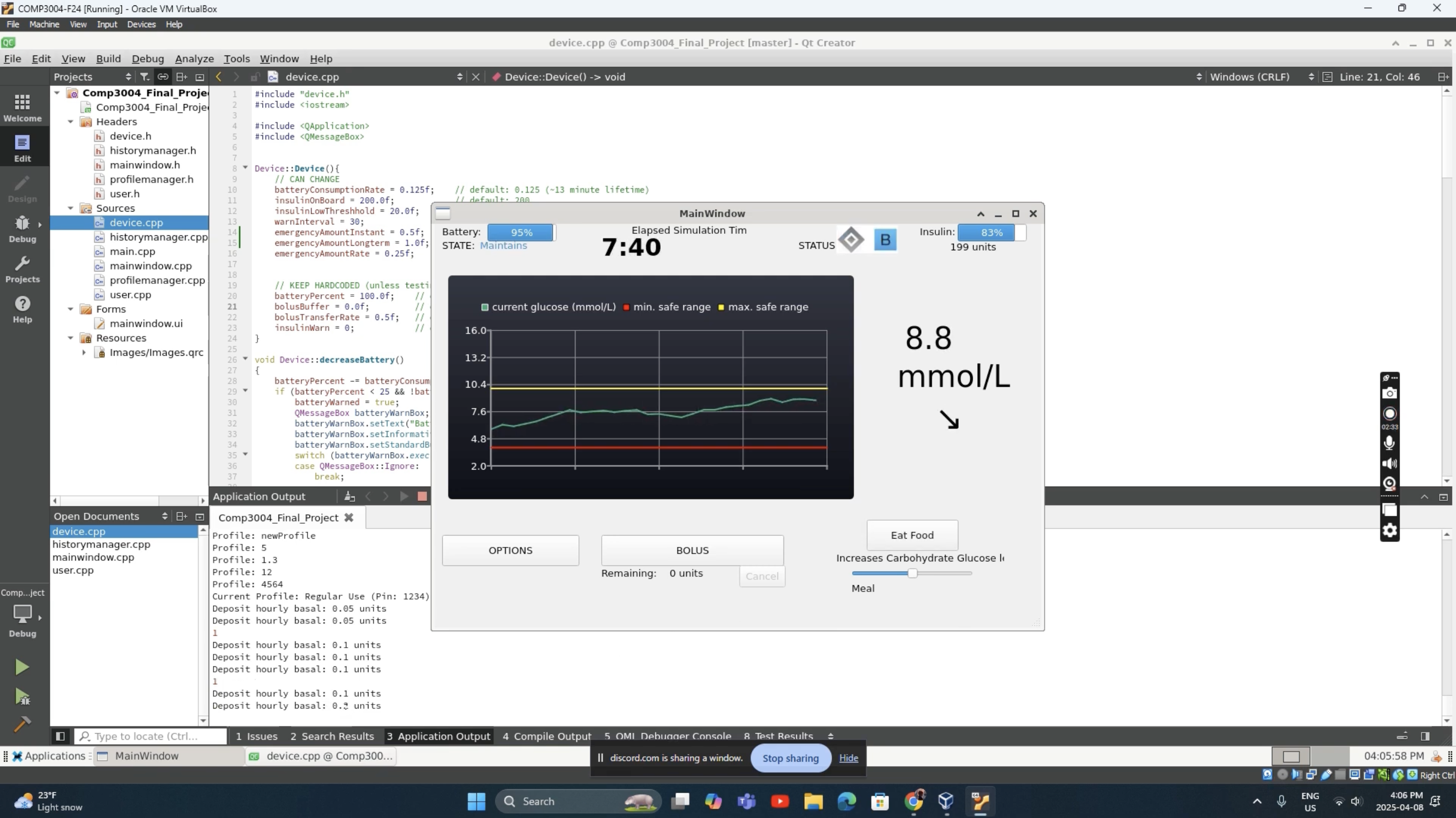 Insulin Pump Simulator
